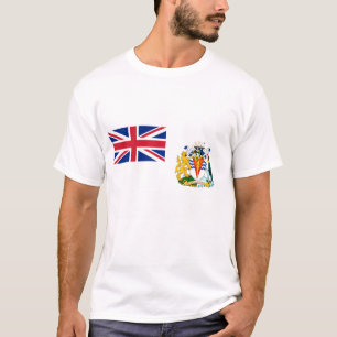 Camiseta Bandeira do Território Antártico Britânico T-Shirt