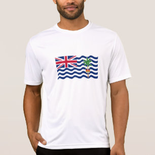 Camiseta Bandeira do Território Britânico do Oceano Índico