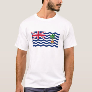 Camiseta Bandeira do Território Britânico do Oceano Índico
