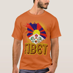 Camiseta Bandeira do Tibete