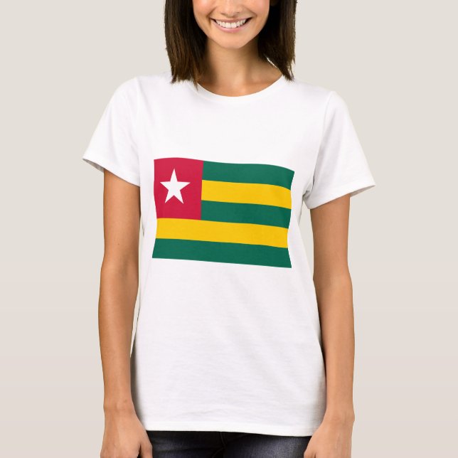 Camiseta Bandeira do Togo (Frente)