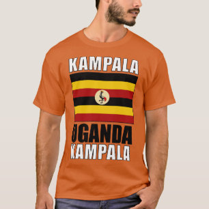 Camiseta Bandeira do Uganda