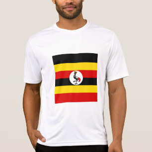 Camiseta Bandeira do Uganda