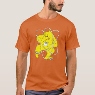 Camiseta Bandeira do Urso Atômico da Cidade Secreta de Zhel