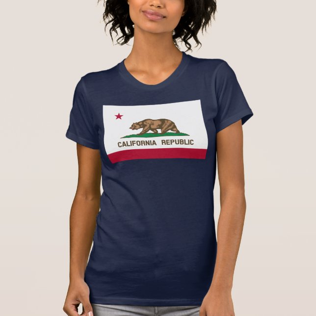 Camiseta Bandeira do Urso da Califórnia: Estado do Ouro de  (Frente)