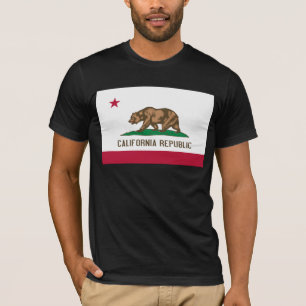 Camiseta Bandeira do Urso da Califórnia: Estado do Ouro de 