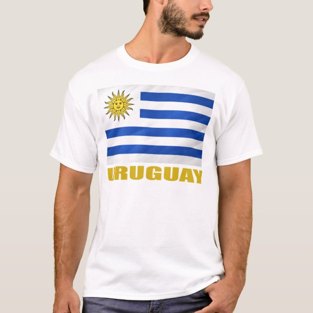 Camiseta Bandeira do Uruguai (Frente)