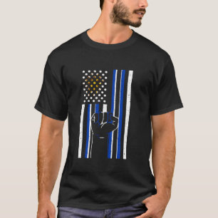 Camiseta Bandeira do Uruguai Punho EUA Raízes Uruguaio Urug
