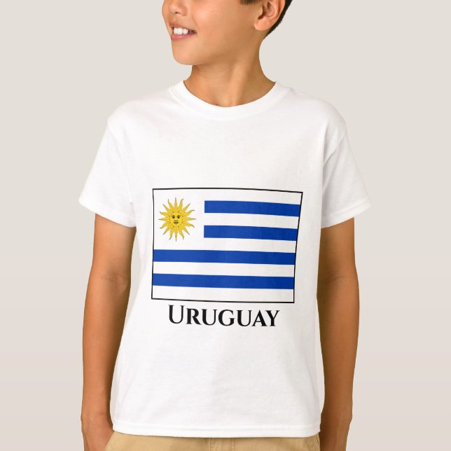 Camiseta Bandeira do Uruguai (Uruguai) (Frente)