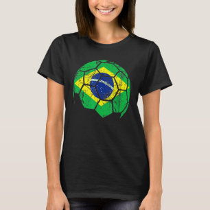 Camiseta Bandeira do Ventilador da Equipe Brasileira de Fut