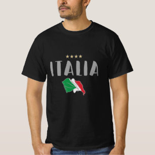 Camiseta Bandeira do Ventilador de Futebol da Itália
