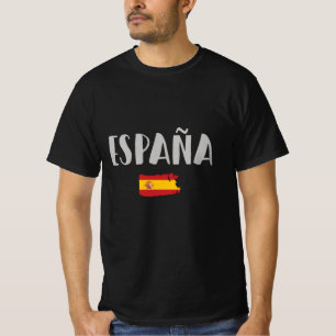 Camiseta Bandeira do Ventilador de Futebol do espanha