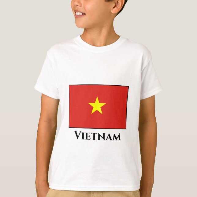 Camiseta Bandeira do Vietnã (Frente)