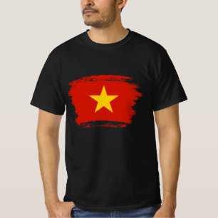 Camiseta bandeira do Vietname