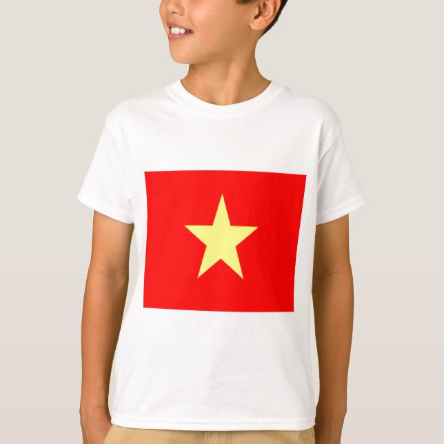 Camiseta bandeira do vietname (Frente)