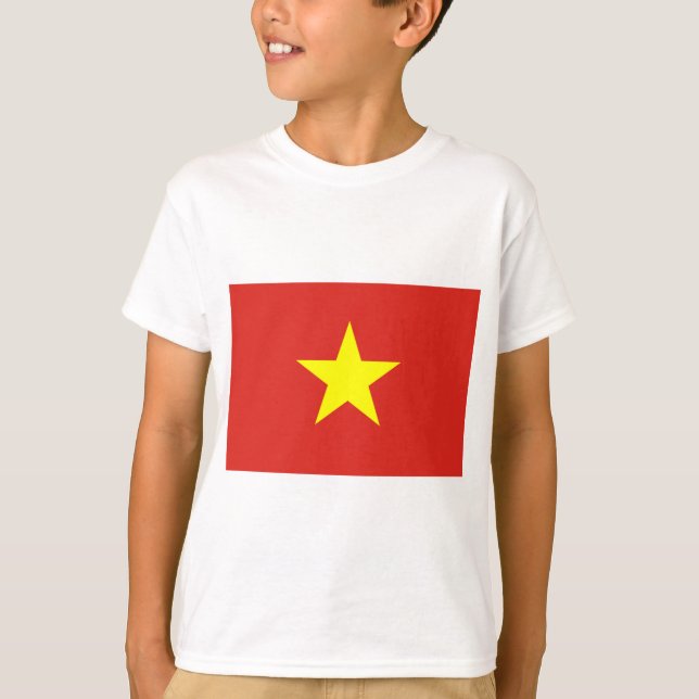 Camiseta Bandeira do Vietname (Frente)