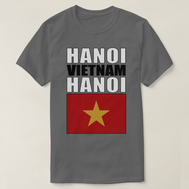 Camiseta Bandeira do Vietname (Frente do Design)