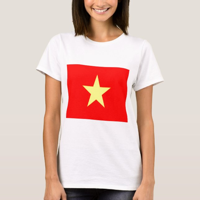 Camiseta bandeira do vietname (Frente)