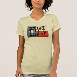 Camiseta Bandeira do vintage de Tonk Texas do Honky