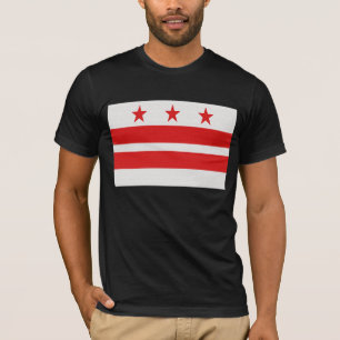 Camiseta Bandeira do Washington DC - distrito de Columbia