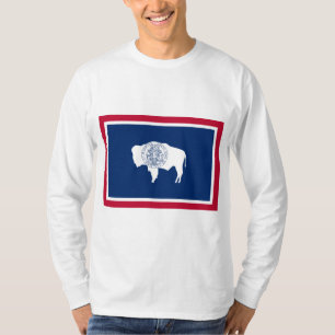 Camiseta Bandeira do Wyoming