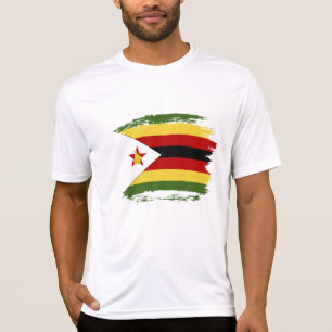 Camiseta Bandeira do Zimbabué