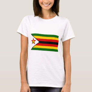Camiseta Bandeira do Zimbabué