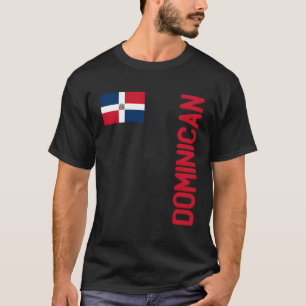Camiseta Bandeira Dominicana E Raízes Da República Dominica