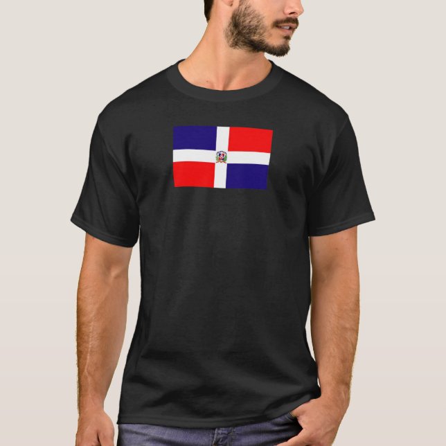 Camiseta Bandeira dominiquense (Frente)