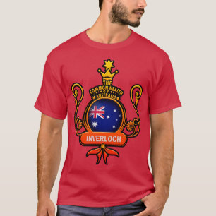 Camiseta Bandeira Dos Amantes Da Inverloga Da Austrália