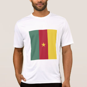Camiseta Bandeira dos Camarões
