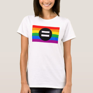 Camiseta Bandeira dos direitos dos homossexuais