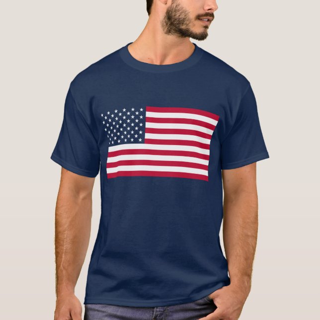 Camiseta Bandeira dos E.U. (Frente)