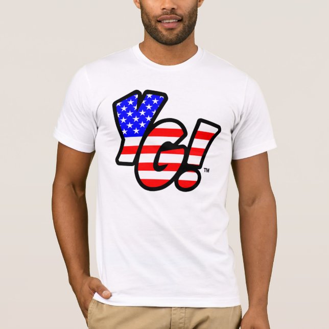 Camiseta Bandeira dos E.U. - YG! (Frente)