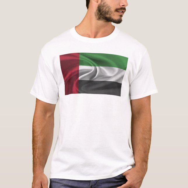 Camiseta Bandeira Dos EAU (Frente)