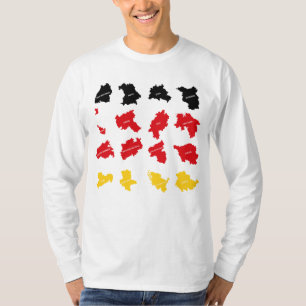 Camiseta Bandeira dos Estados Alemães