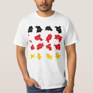 Camiseta Bandeira dos Estados Alemães