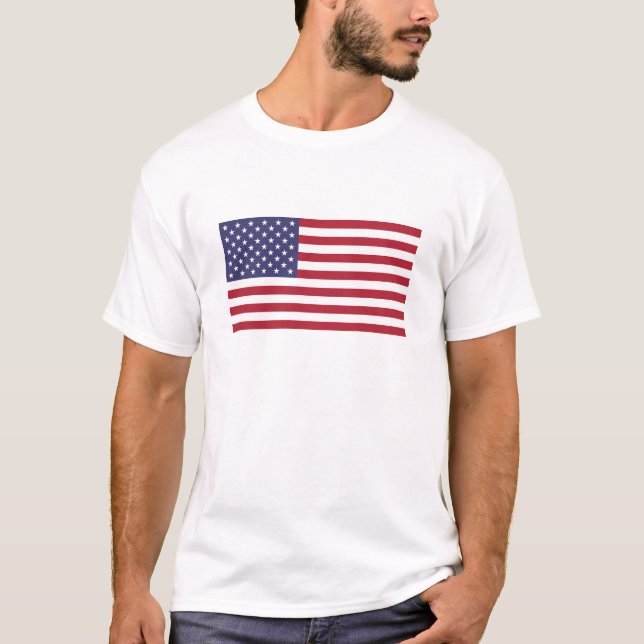 Camiseta Bandeira dos Estados Unidos (Frente)