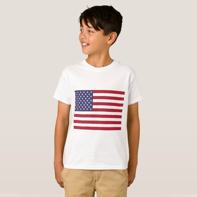 Camiseta Bandeira dos Estados Unidos (Frente Completa)