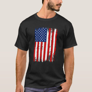 Camiseta Bandeira dos Estados Unidos 4 de julho Homens Amer