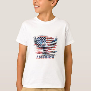 Camiseta Bandeira dos Estados Unidos. América