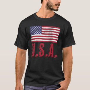 Camiseta Bandeira dos Estados Unidos da América