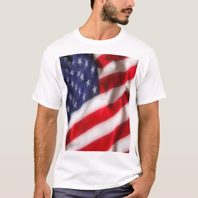 Camiseta Bandeira dos EUA (Frente)