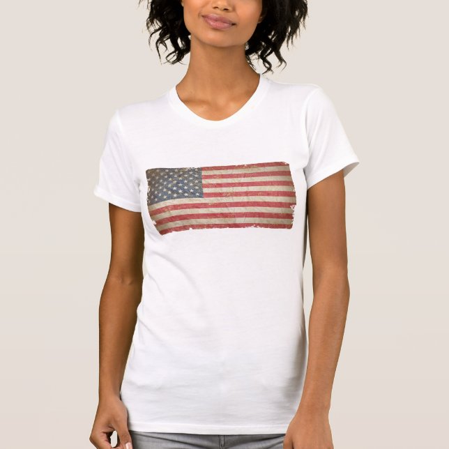 Camiseta Bandeira dos EUA (Frente)
