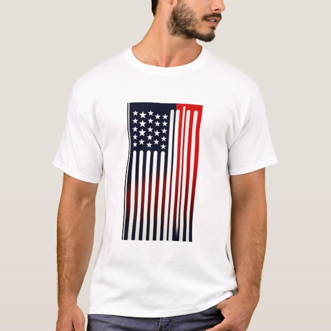Camiseta Bandeira dos EUA (Frente)