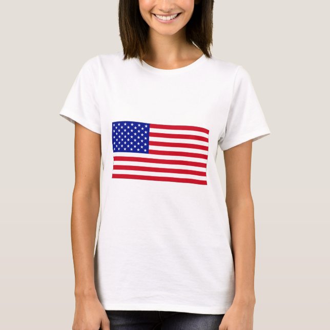 Camiseta Bandeira dos EUA (Frente)