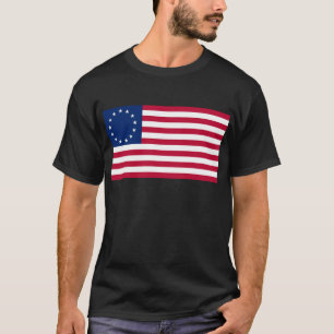Camiseta Bandeira dos EUA Betsy Ross