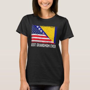 Camiseta Bandeira Dos Eua - Bósnia-Herzegovina - Melhor Avó