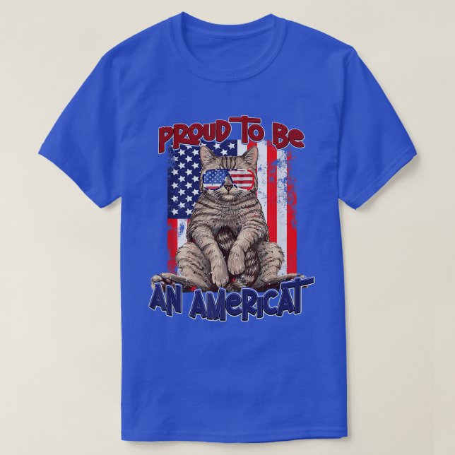 Camiseta Bandeira dos EUA Branqueada Cat. 4º De Juli Orgulh (Frente do Design)