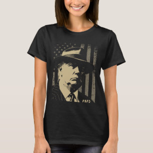 Camiseta Bandeira dos EUA de aniversário de 47 anos com efe